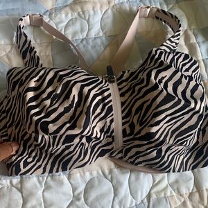 Zebra Print Victoria’s Secret Sports Bra
